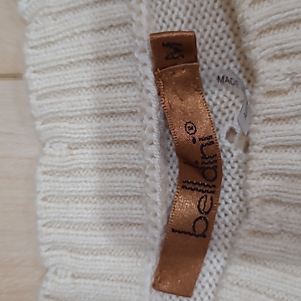Belldini women's medium beige knit shirt - Picture 2 of 6